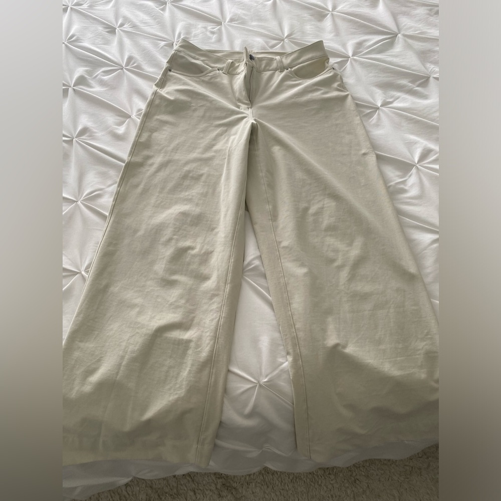 Wide Leg Pants in Light beige/ Cream